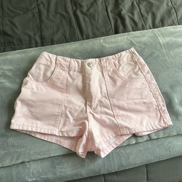 BABY PINK ONE PIECE SHORTS